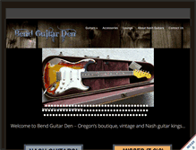 Tablet Screenshot of bendguitarden.com